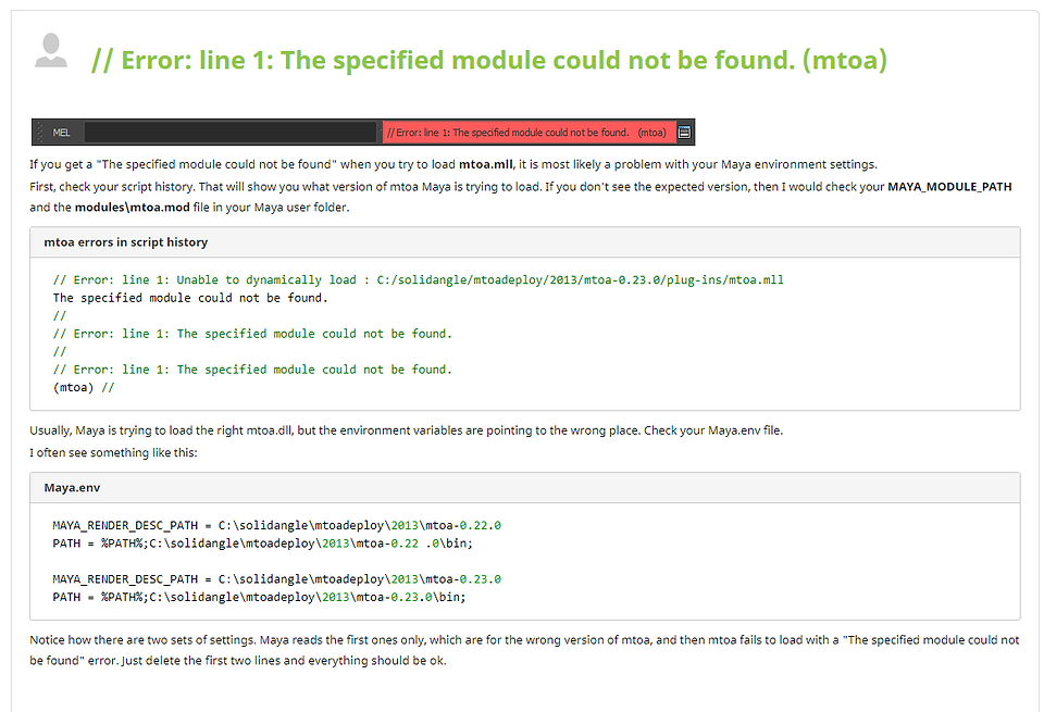 specified_module_could_not_found_maya
