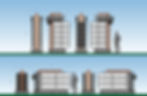 Architectural drawings for a shopping center monument sign with dimensions and finishes to be located in Hickory Creek, Texas