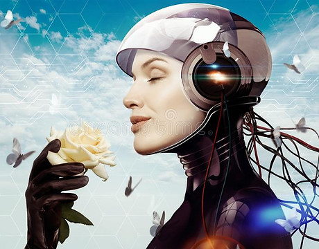 female-robot-flower-woman-against-sky-15
