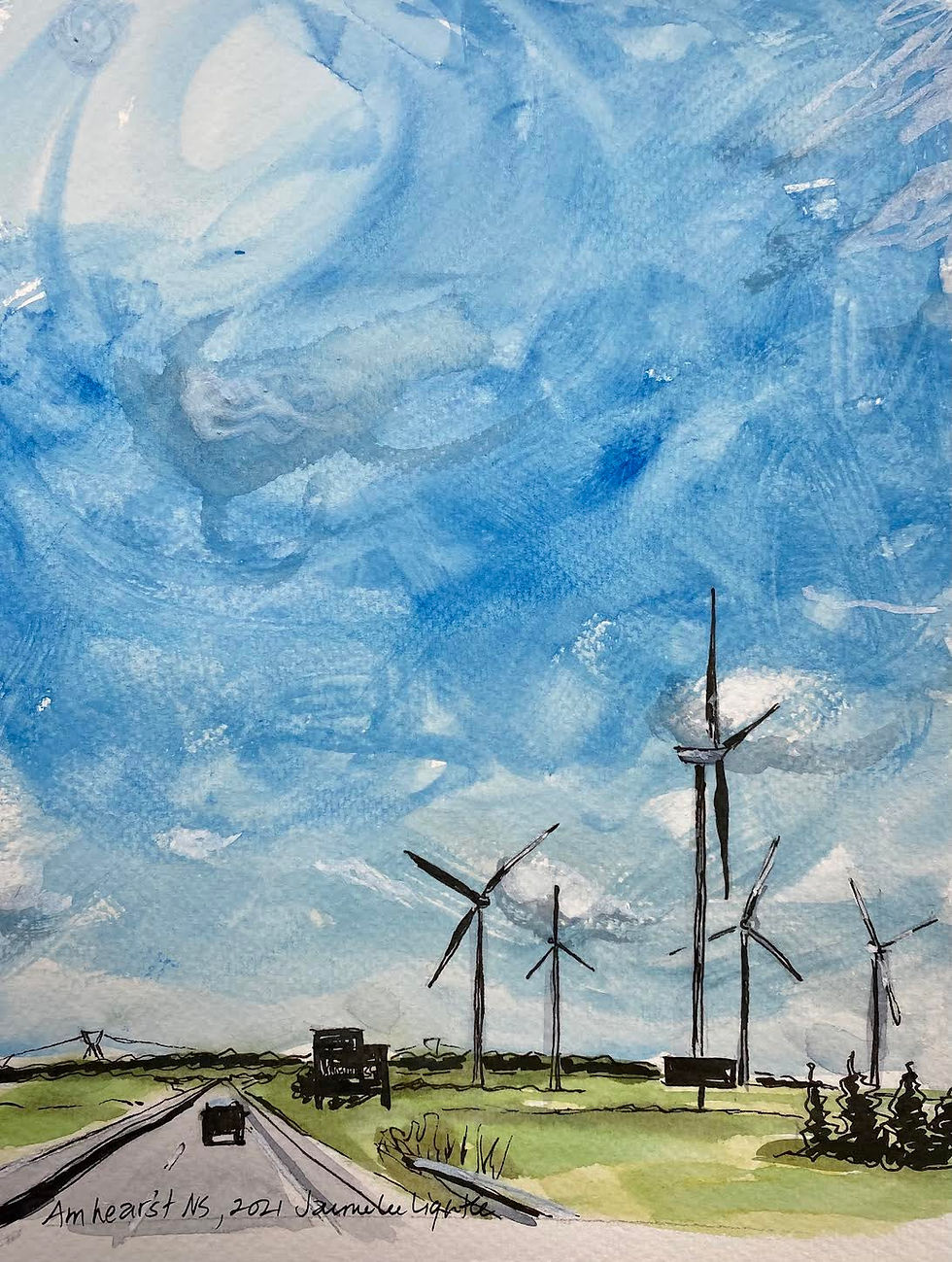 Pen and Watercolour