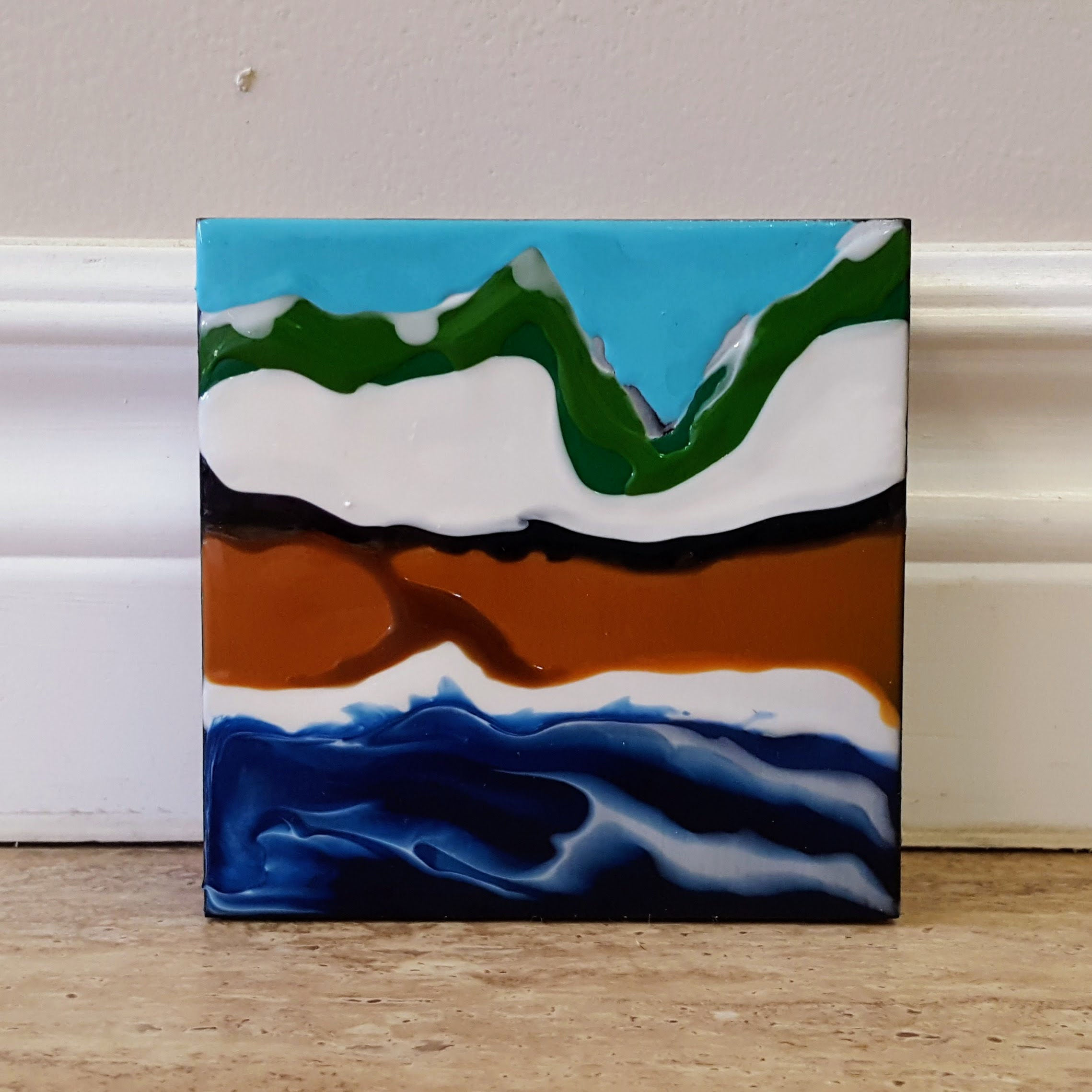 Snow on Shore by James C E Lightle