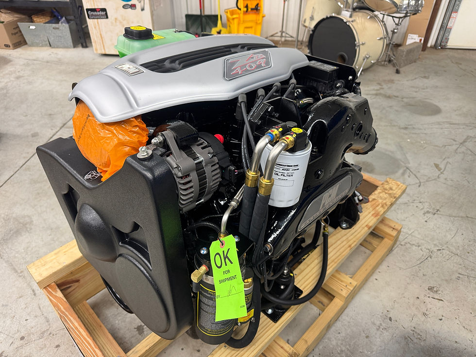 And here it is, the monster PCM ZR-409 6L engine!