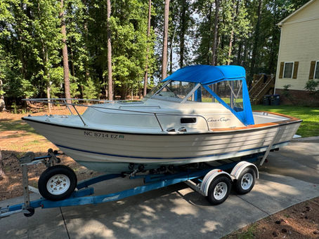 1978 Chris Craft Cutlass Dory Cuddy - $19,900 With Trailer