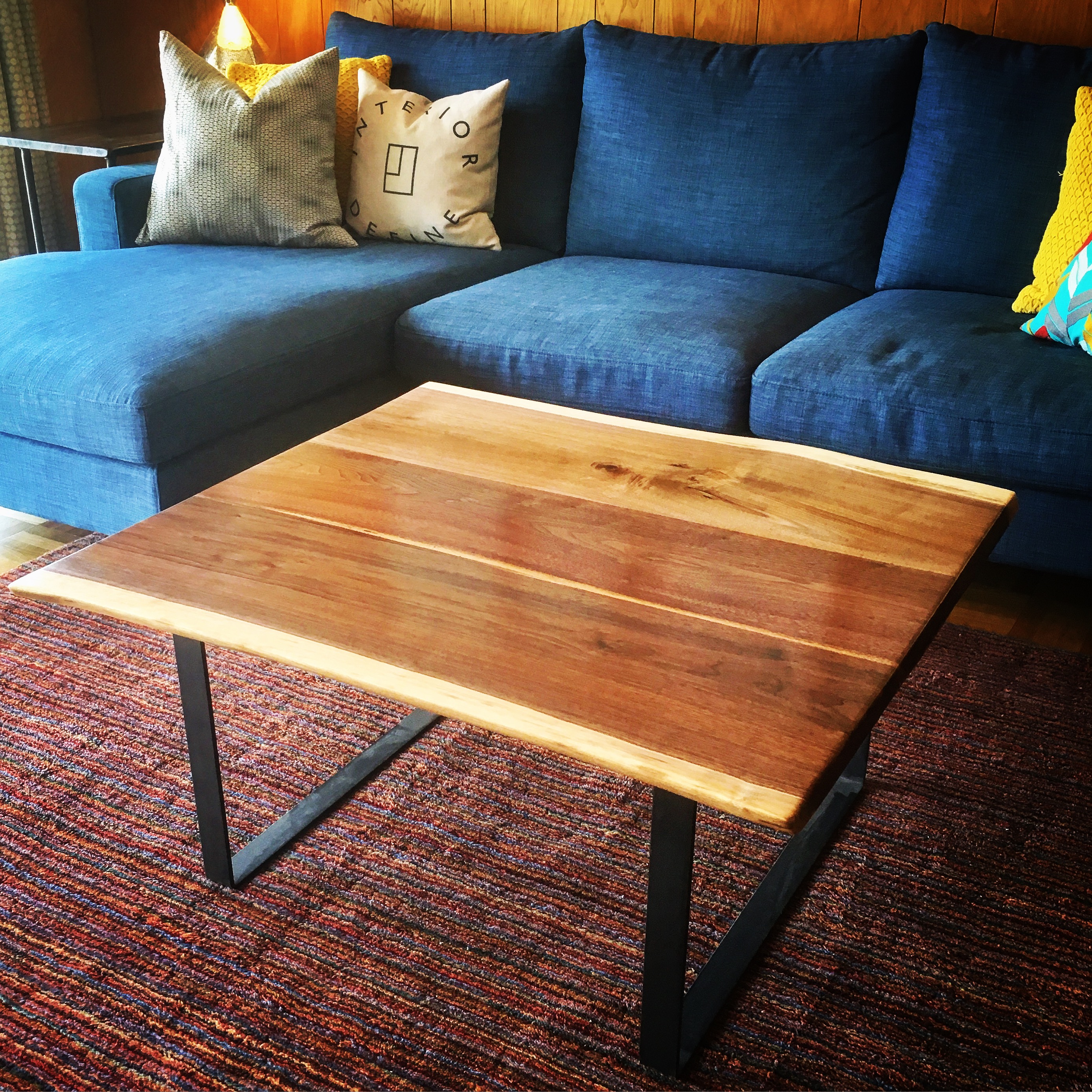 Live Edge Black Walnut Coffee Table