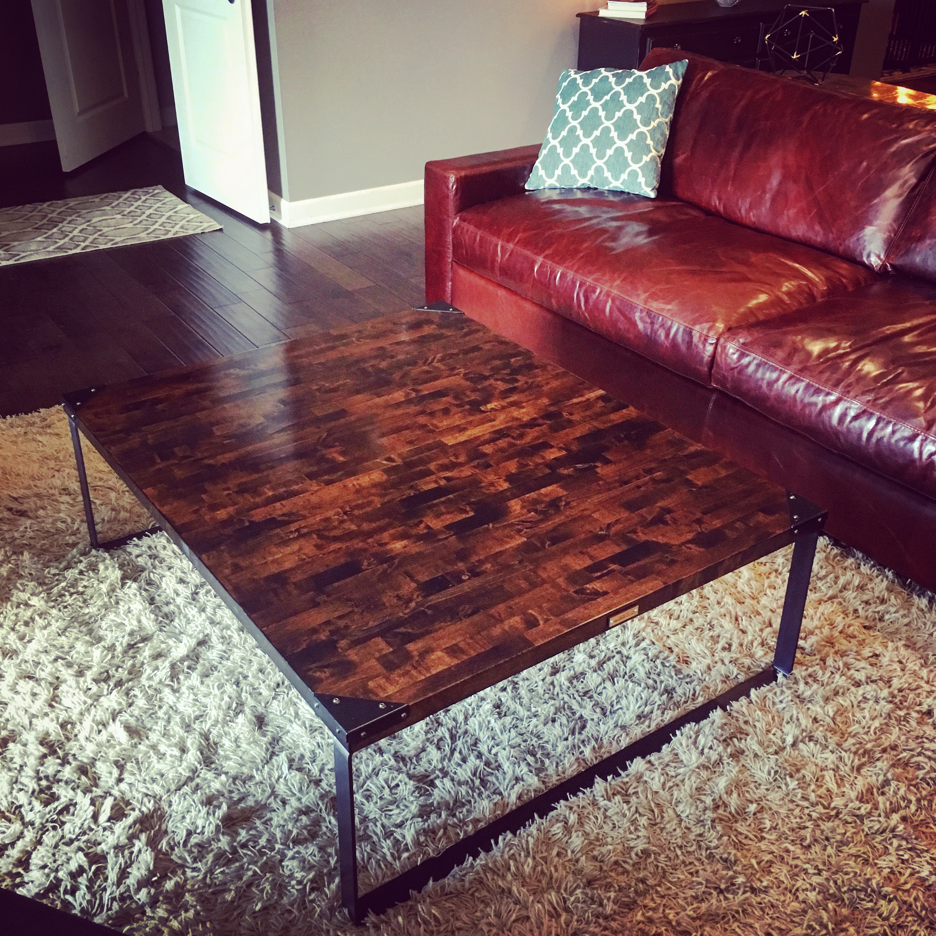 Birch Industrial Coffee Table
