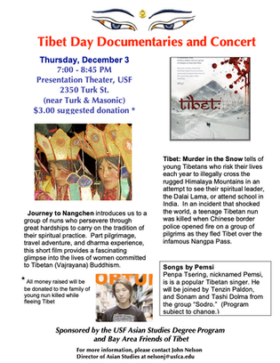 Tibet Day Films and Concert