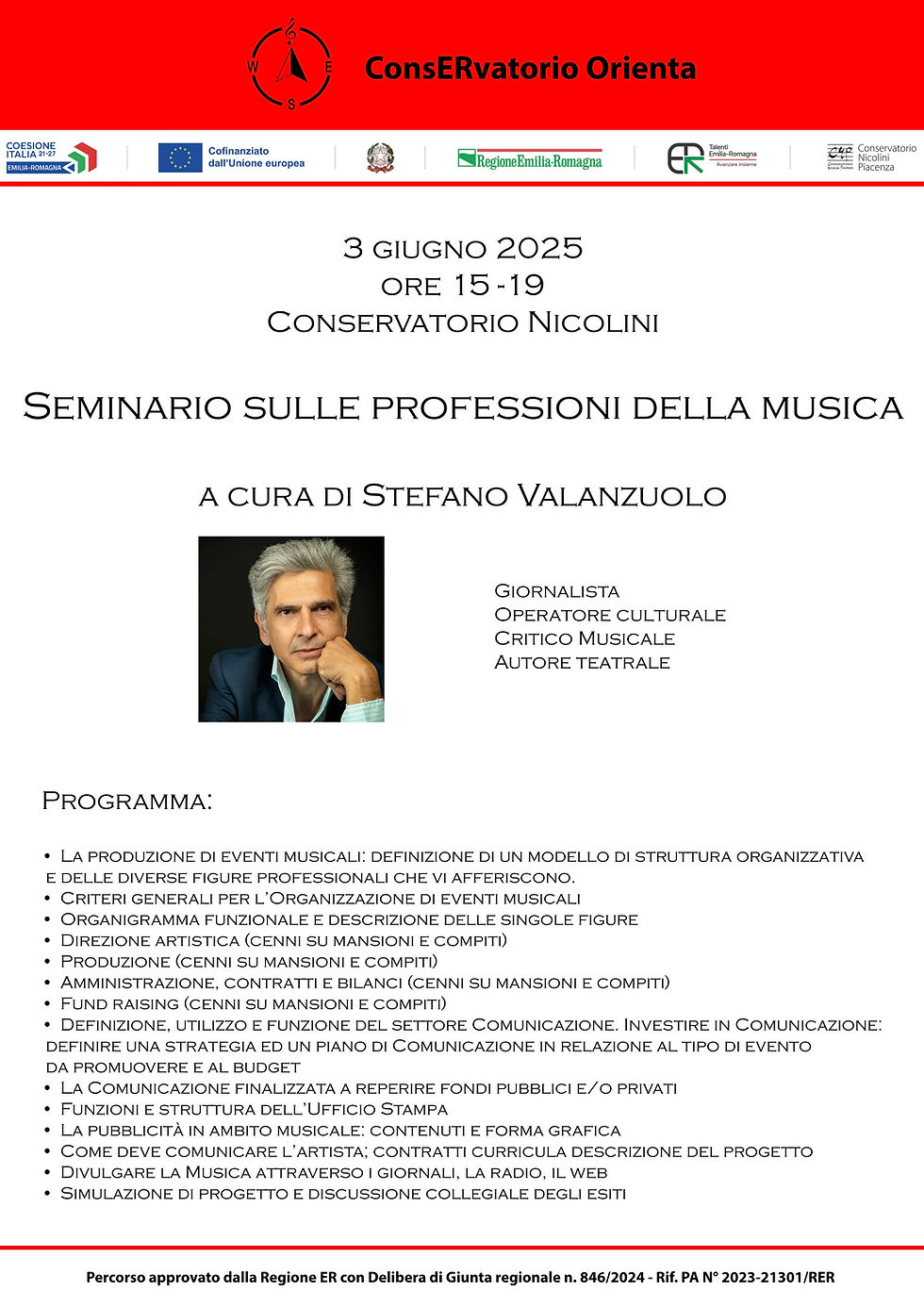 Seminario sulle professioni della Musica