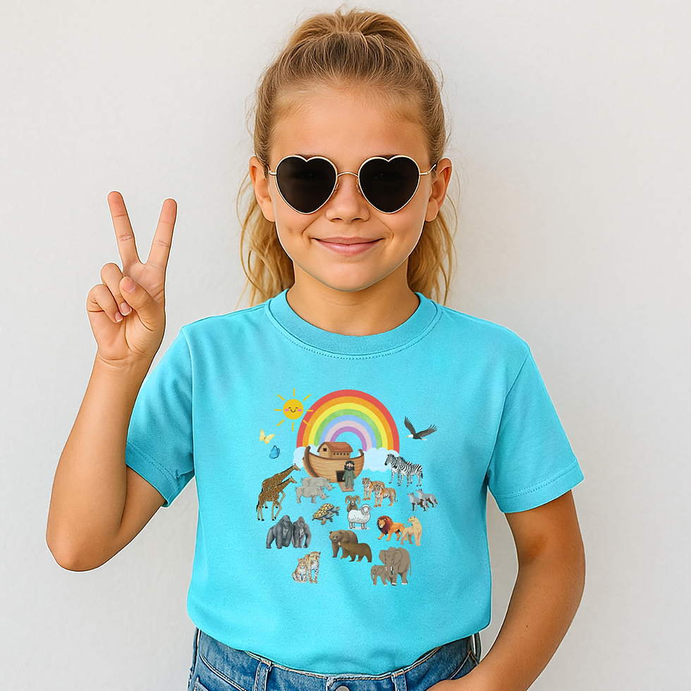 Thumbnail: Noah's Ark Rainbow Tee 