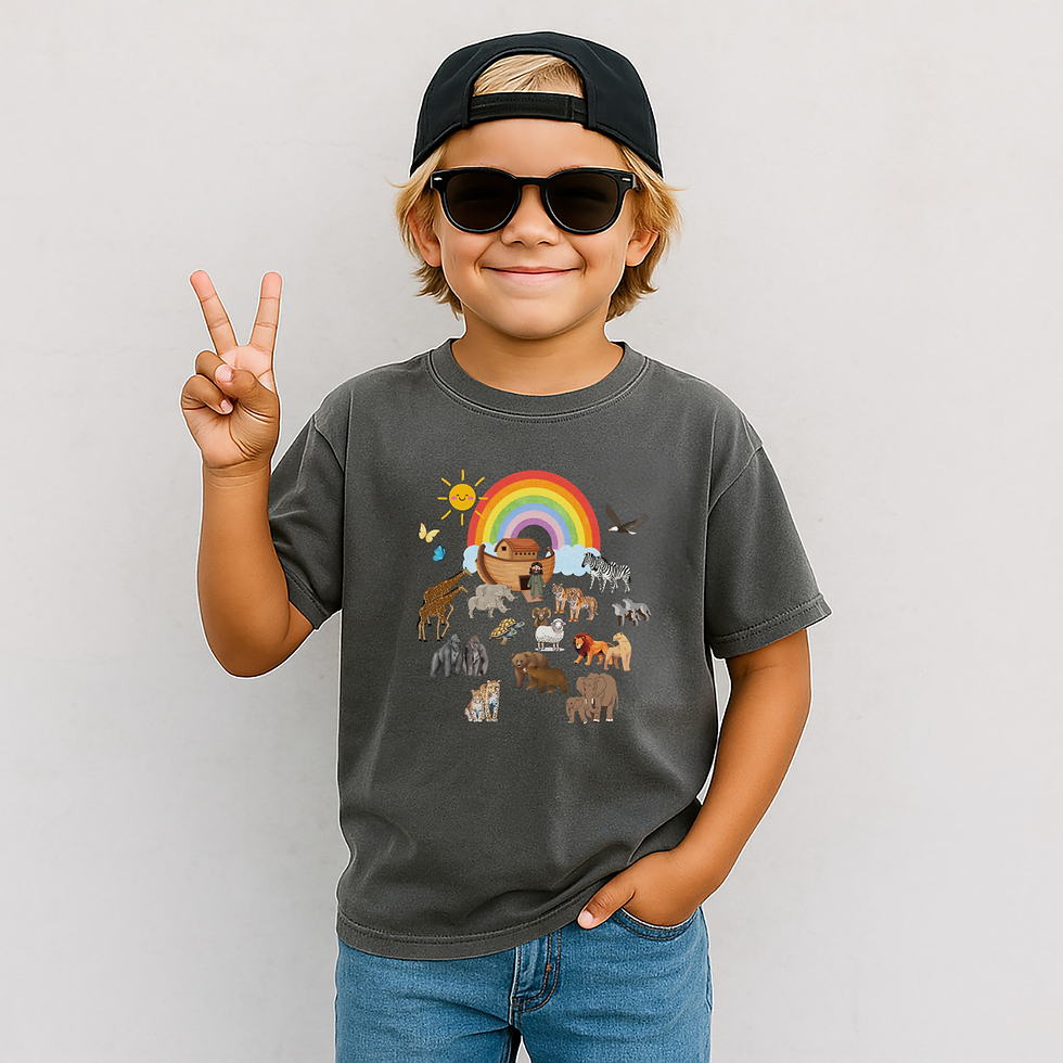 Thumbnail: Noah's Ark Rainbow Tee 