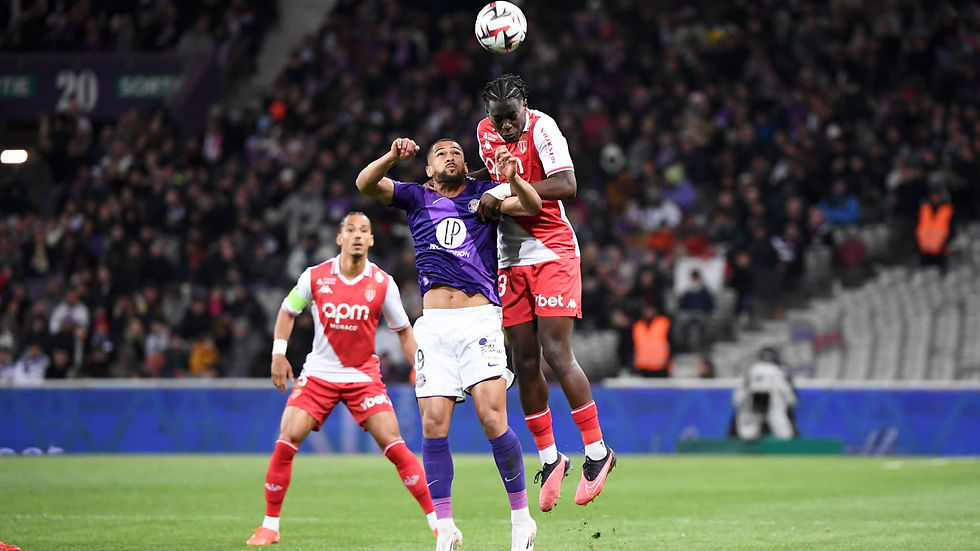 Monaco leva empate em Toulouse e vê competição europeia mais distante