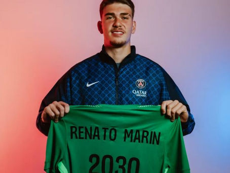 PSG formaliza contratação do goleiro Renato Marin, da Roma