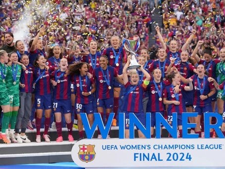 Barcelona vence Lyon e conquista título da Liga Feminina dos Campeões