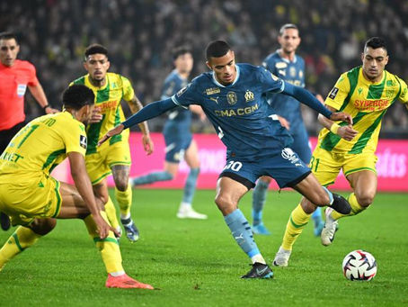 Olympique de Marseille vence Nantes e pula para vice-liderança