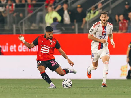 Rennes vira pra cima do Lyon com gols nos acréscimos