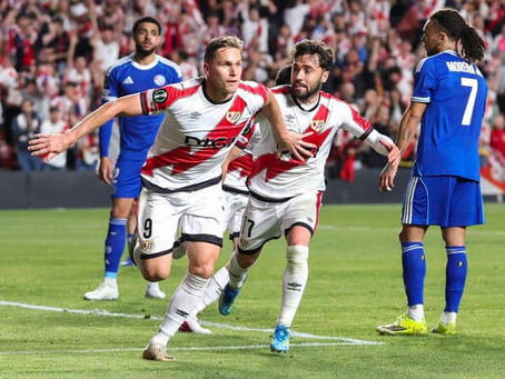 Rayo Vallecano vence Strasbourg na ida das semis da Liga Conferência