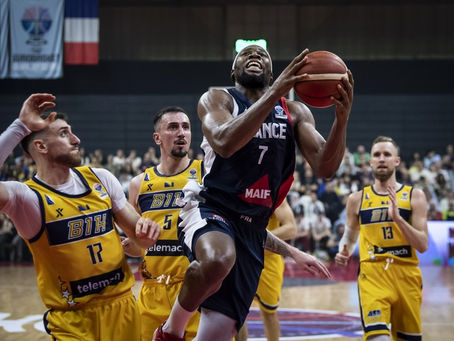 França vence Bósnia nas eliminatórias para Euro 2025 de basquete