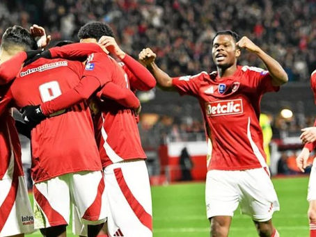 Brest passa pelo Nantes e avança na Copa da França