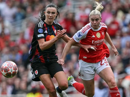 Lyon perde semi de ida para Arsenal na Champions feminina