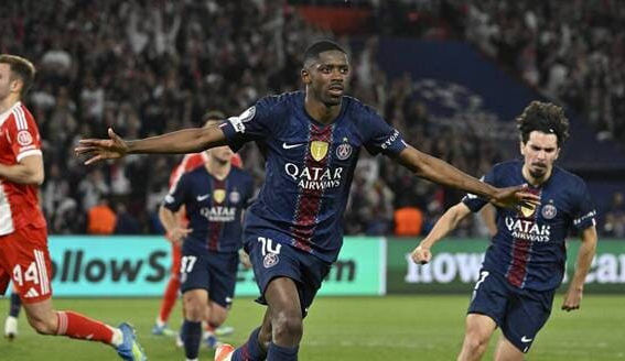PSG vence Bayern por 5 a 4 e está a um empate da final da Champions
