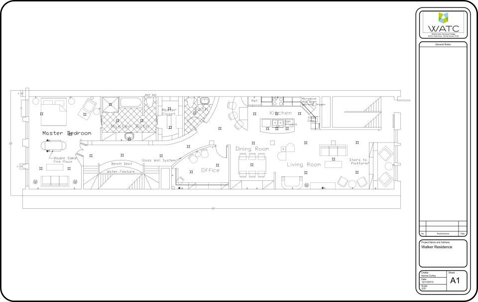 Walker Residence Floor Plan