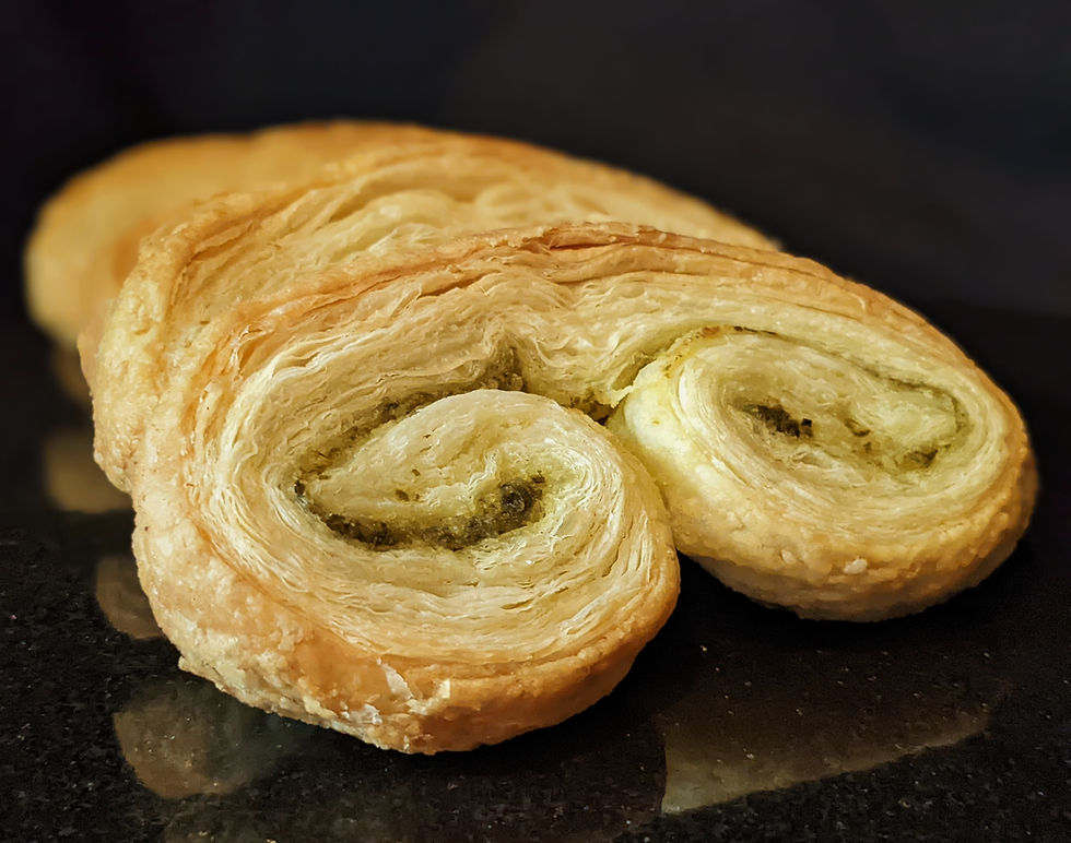 Pesto Palmiers