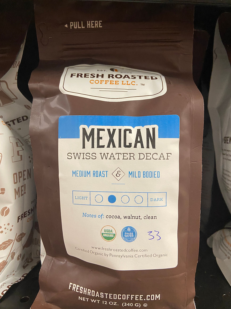 Mexican Decaf from Fresh Roasted Coffee LLC