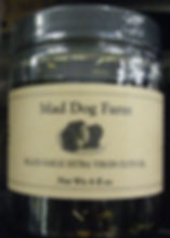 Black Garlic Extra Virgin Olive Oil from Mad Dog Farm