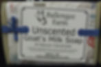 Uncented Goat's Milk Soap from Ballengee Farm