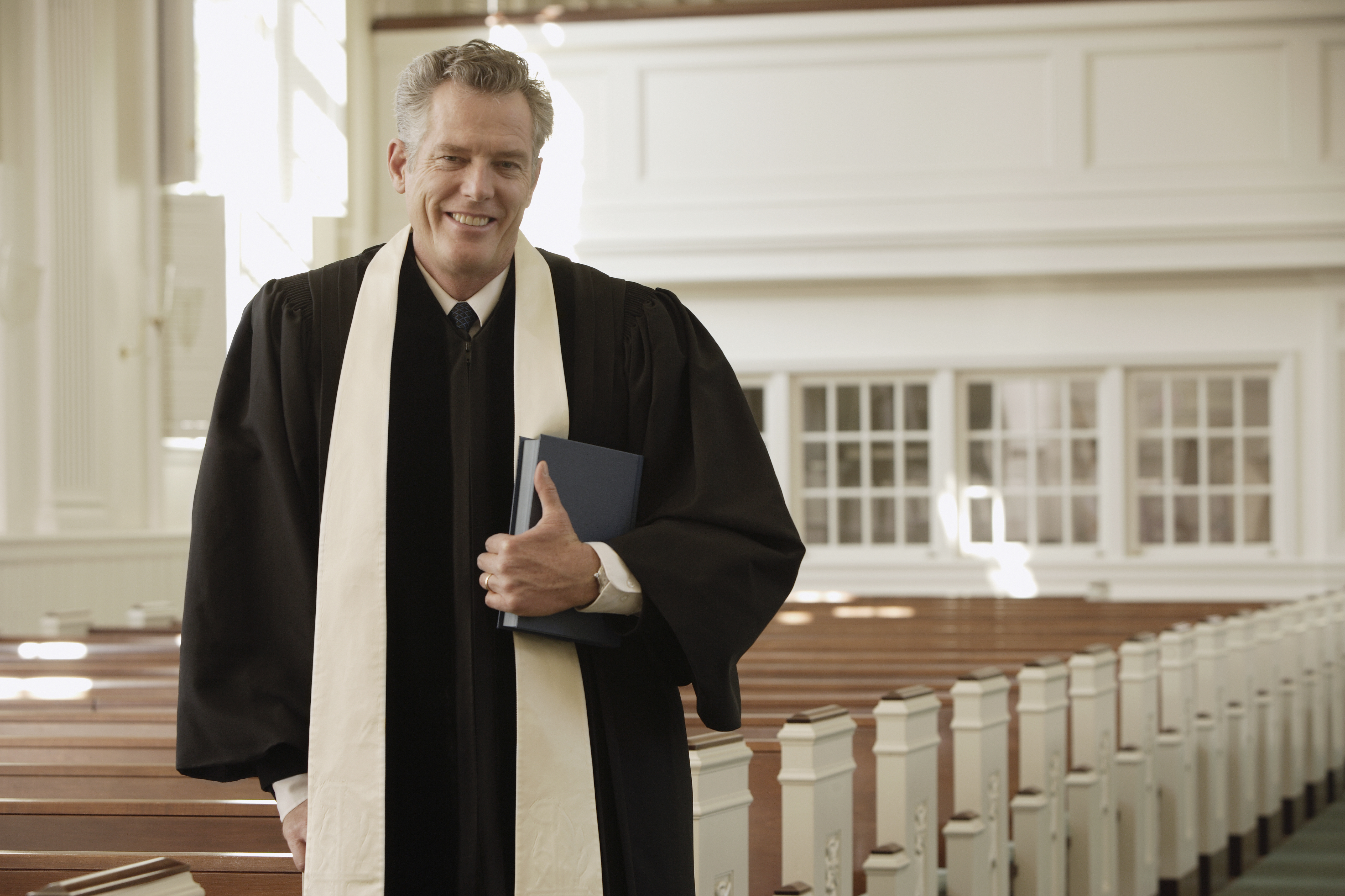 Clergy in Church
