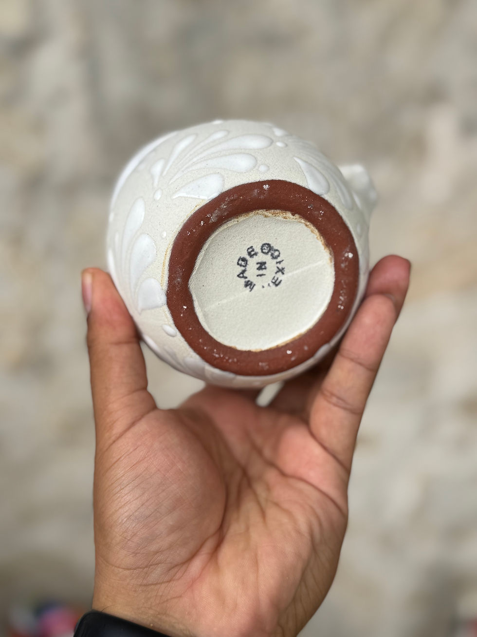 Thumbnail: White Talavera Mug