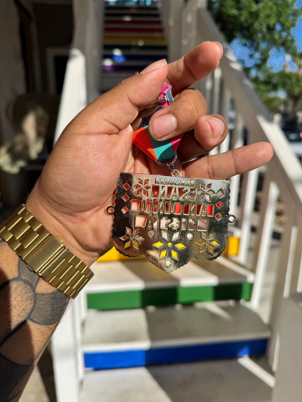 Thumbnail: Papel Picado Fiesta Medal 