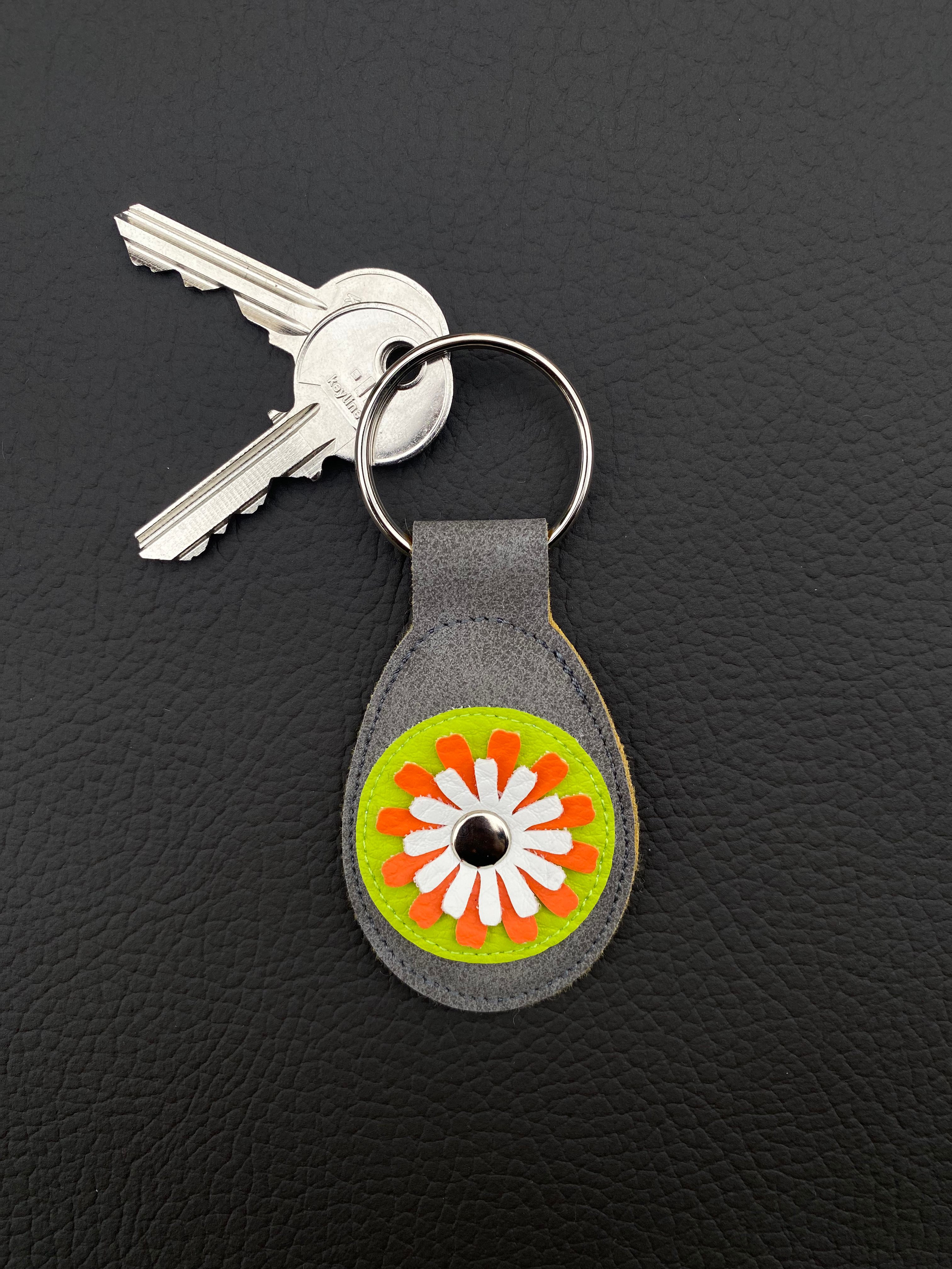 Porte-clés fleur