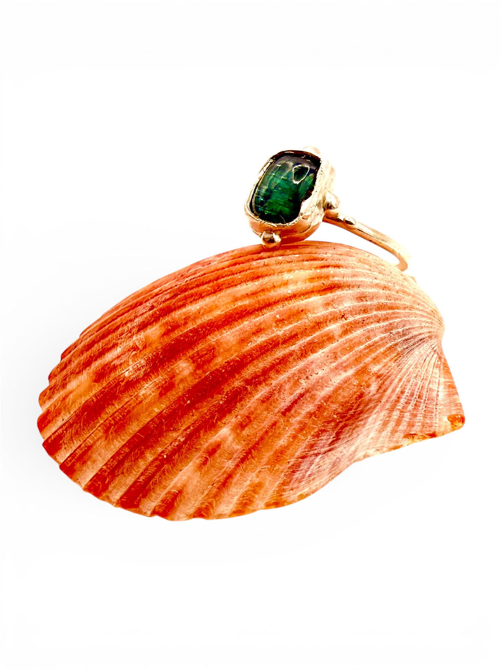 Thumbnail: Green Kyanite Solitaire Ring