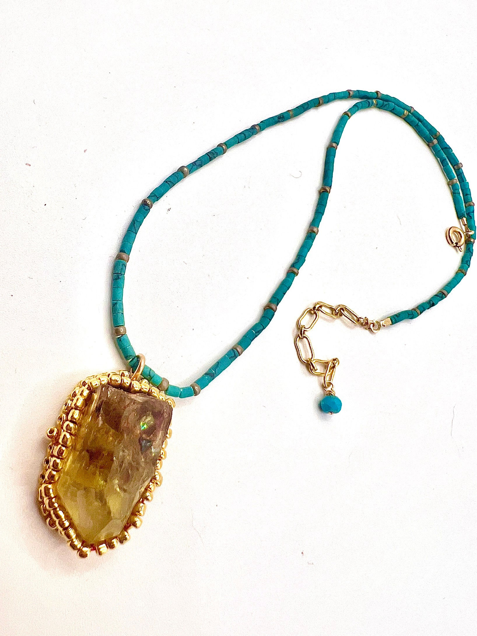 Citrine Point Necklace