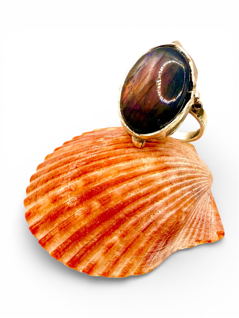Thumbnail: Purple Labradorite Ring