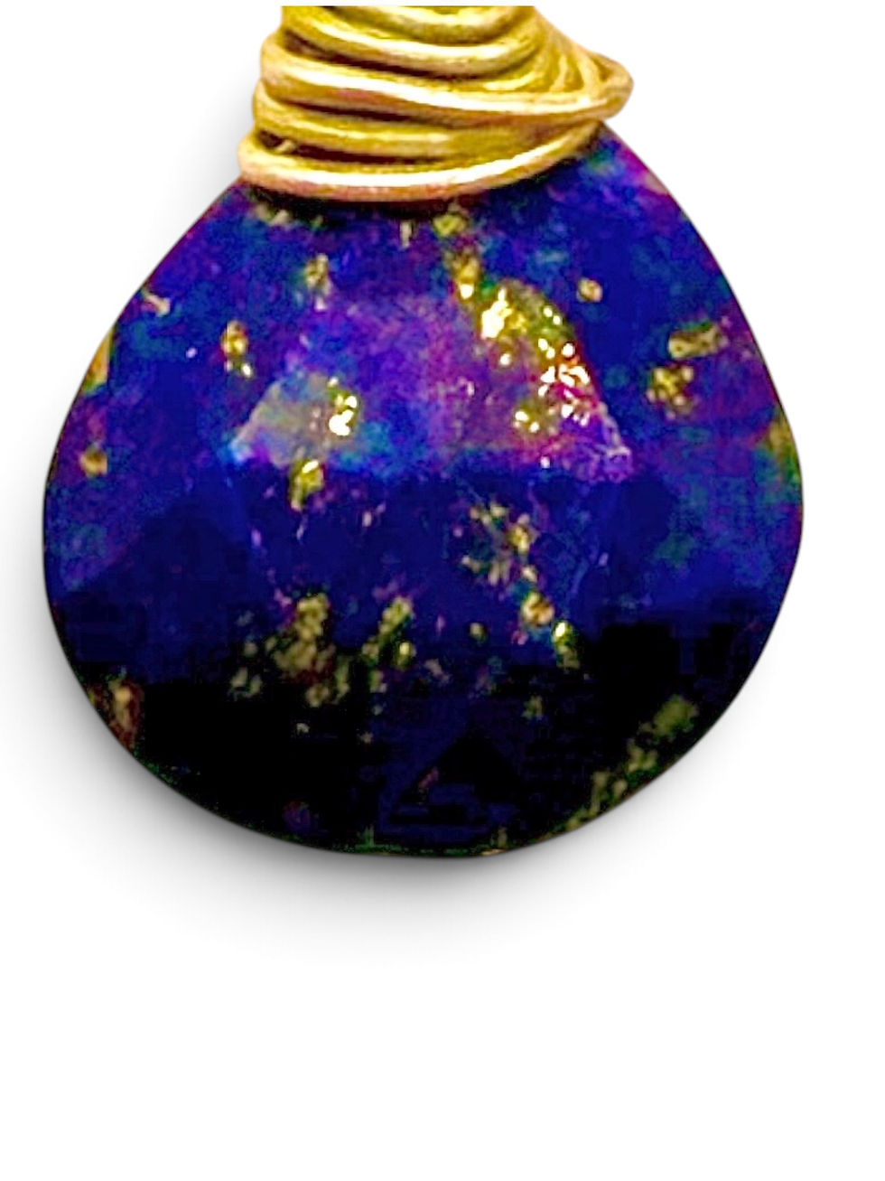 Thumbnail: Lapis Lazuli Medallion Earrings