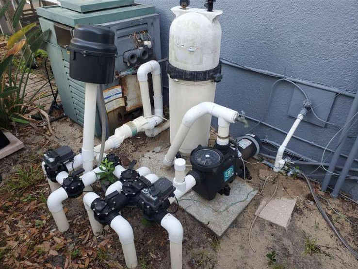 Pool Pump System claim inspection damage lightning storm wind
