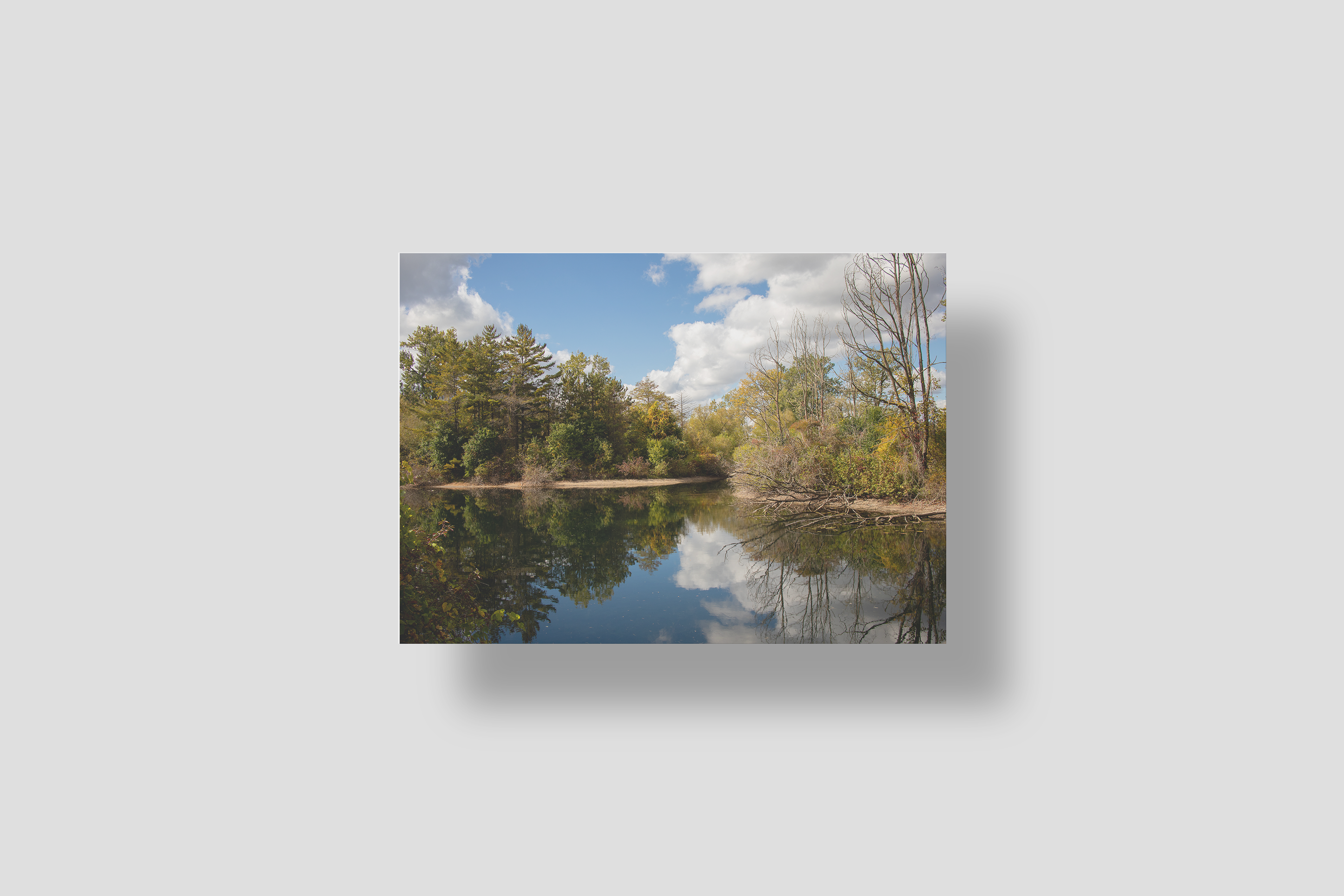 Island's Water Reflection 5x7″