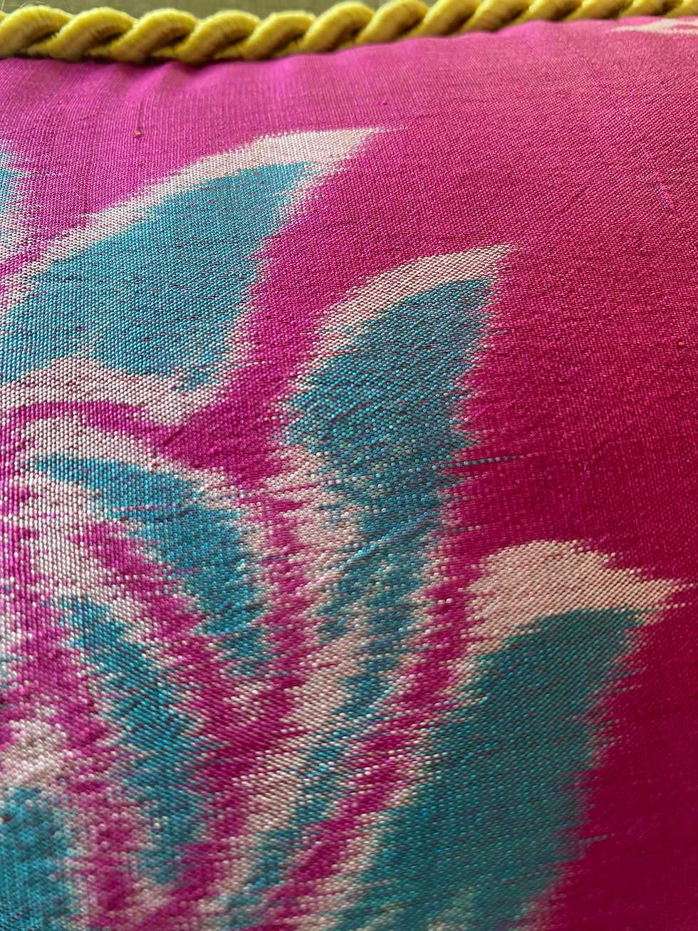 Thumbnail: Magenta Monstera Pillow Cover-Monstera Mood Collection