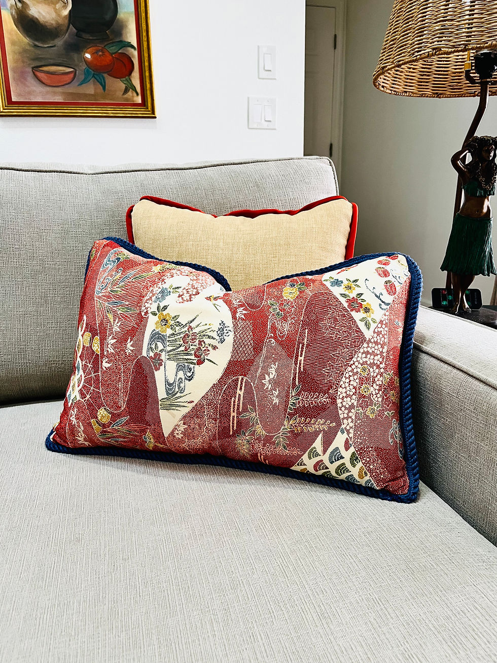 Thumbnail: Sakura Harmony Pillow Cover: Blossom Love Collection