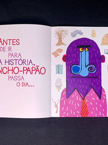 Página dupla do livro Antes de ir para a história
