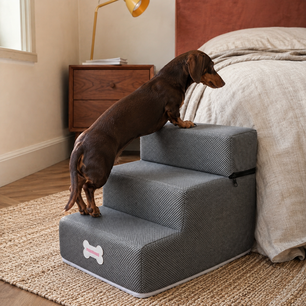 Pet Stairs for Beds & Sofas | Gentle Everyday Joint Support
