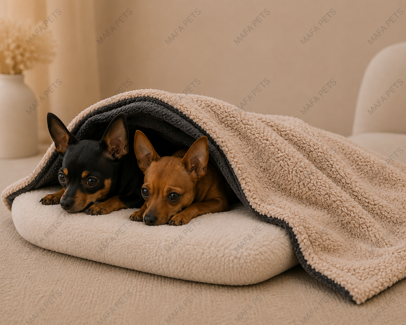 Thick Waterproof Flannel Pet Blanket for Dogs & Cats