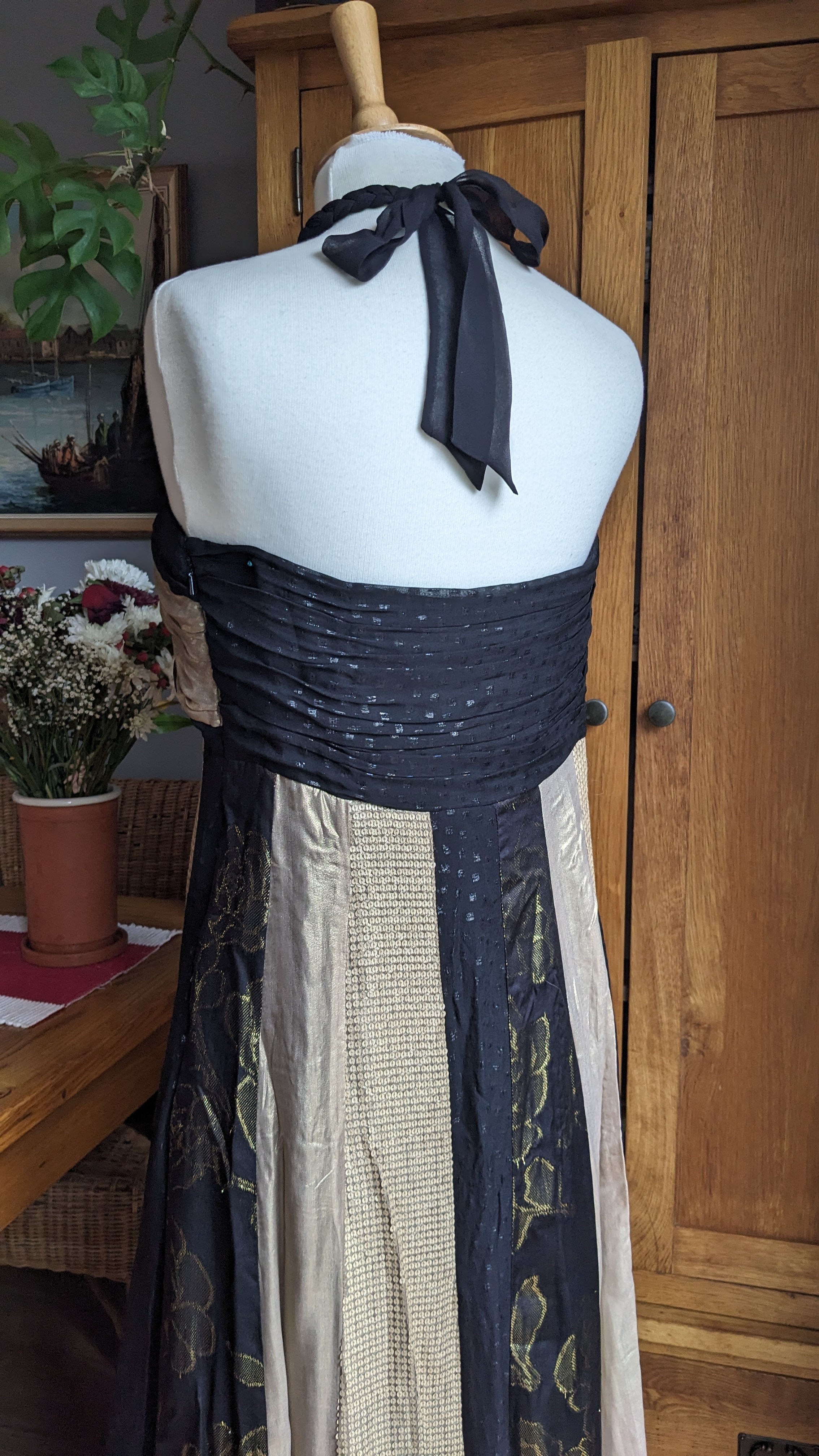 Gold Silk Gown