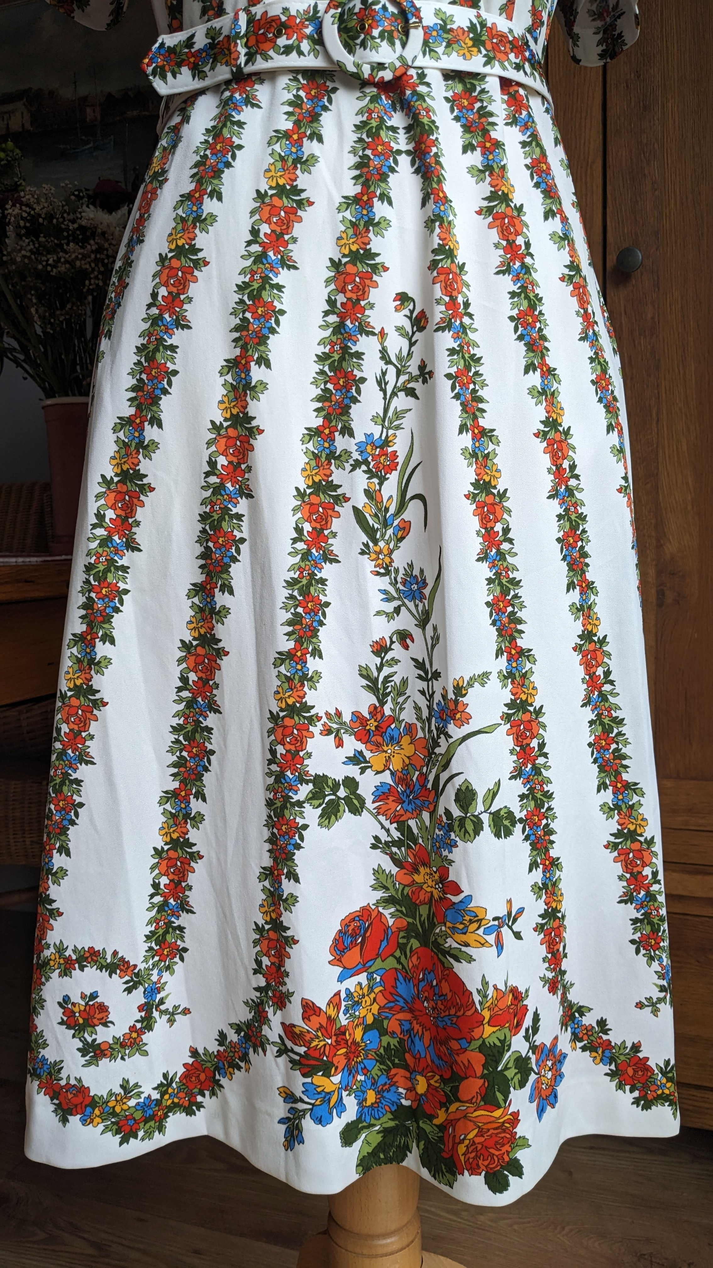 70s Flower Dress