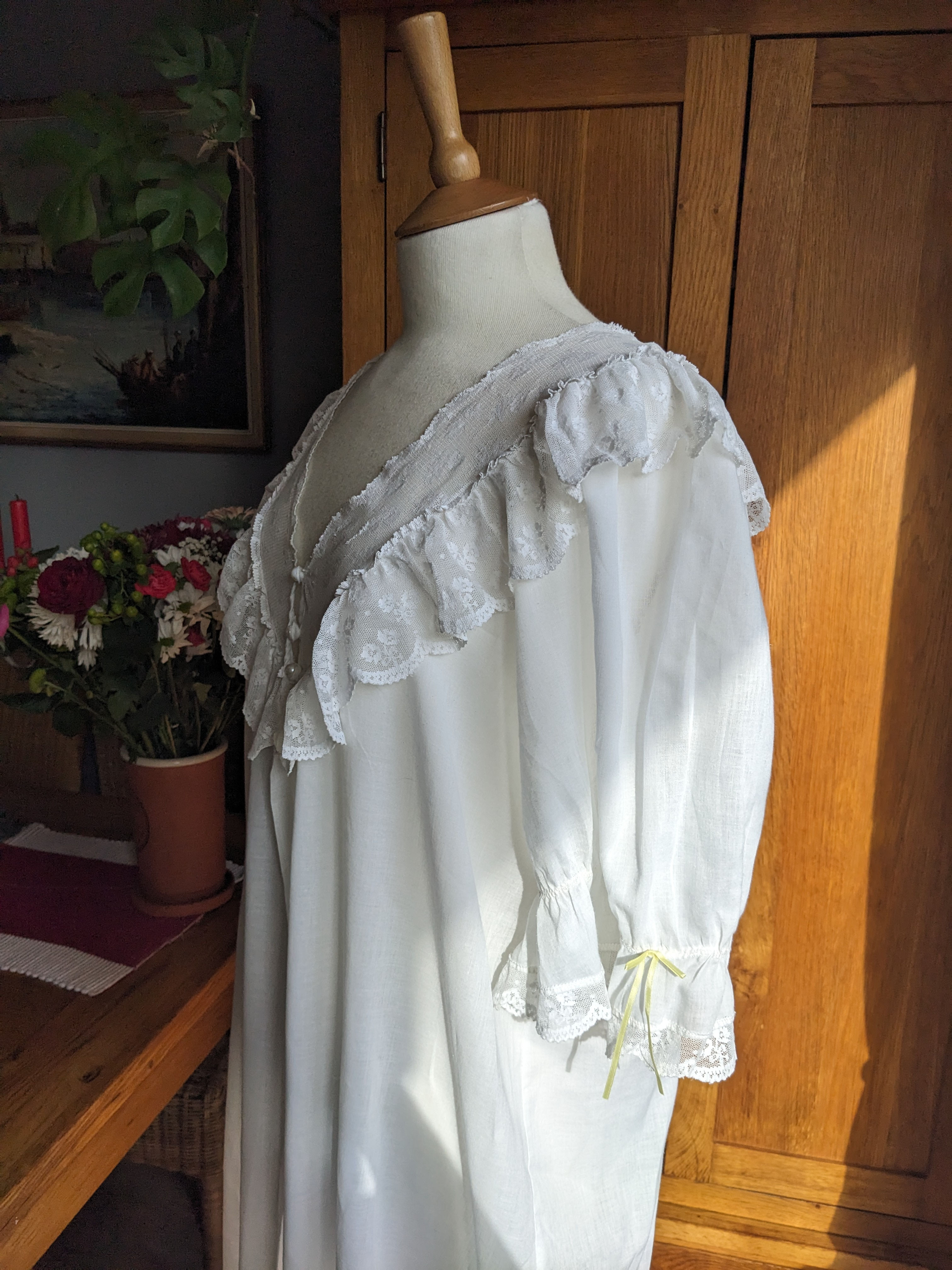 1980s Cotton Nightgown