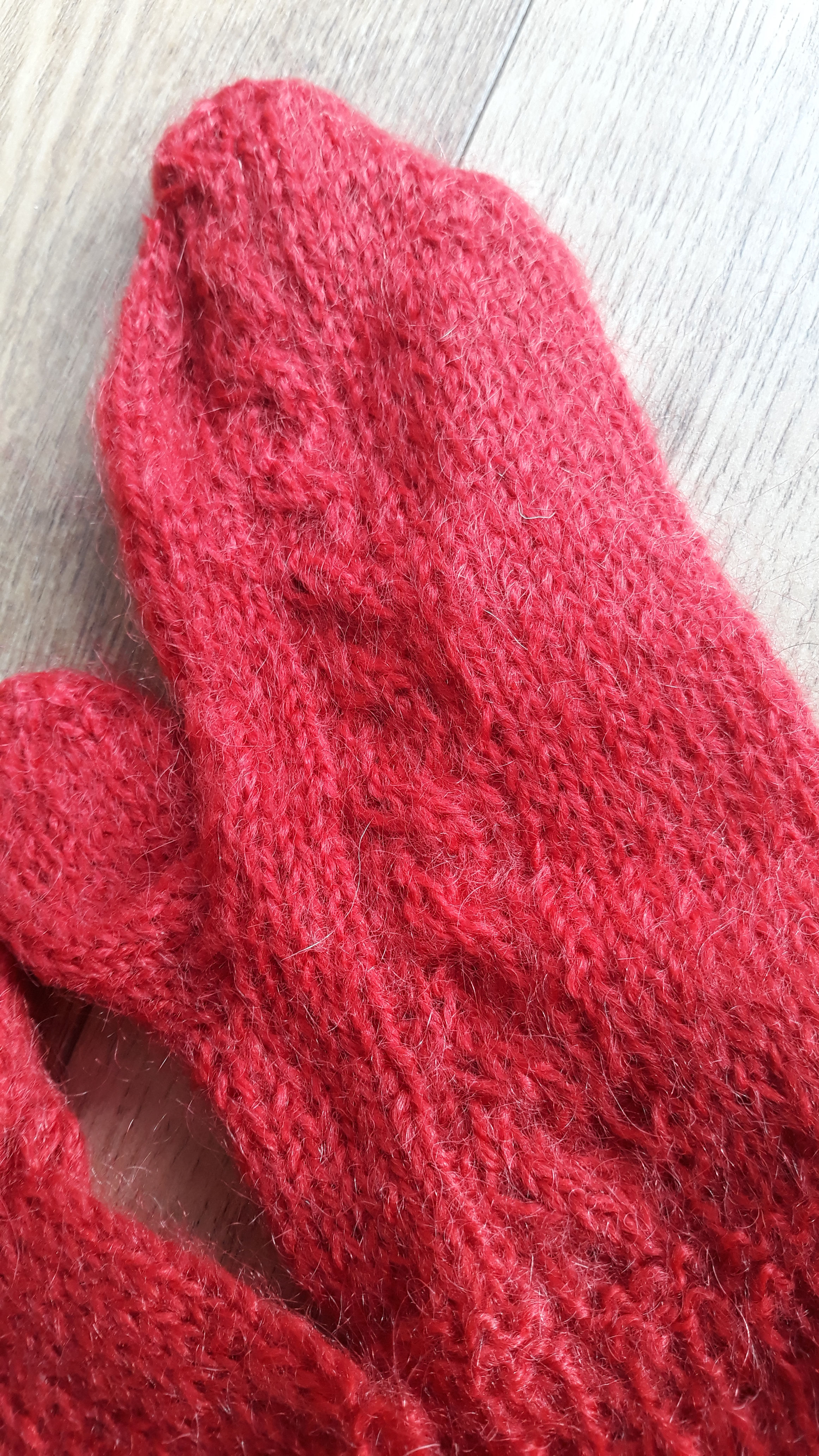 Red Mitten & Sock Set