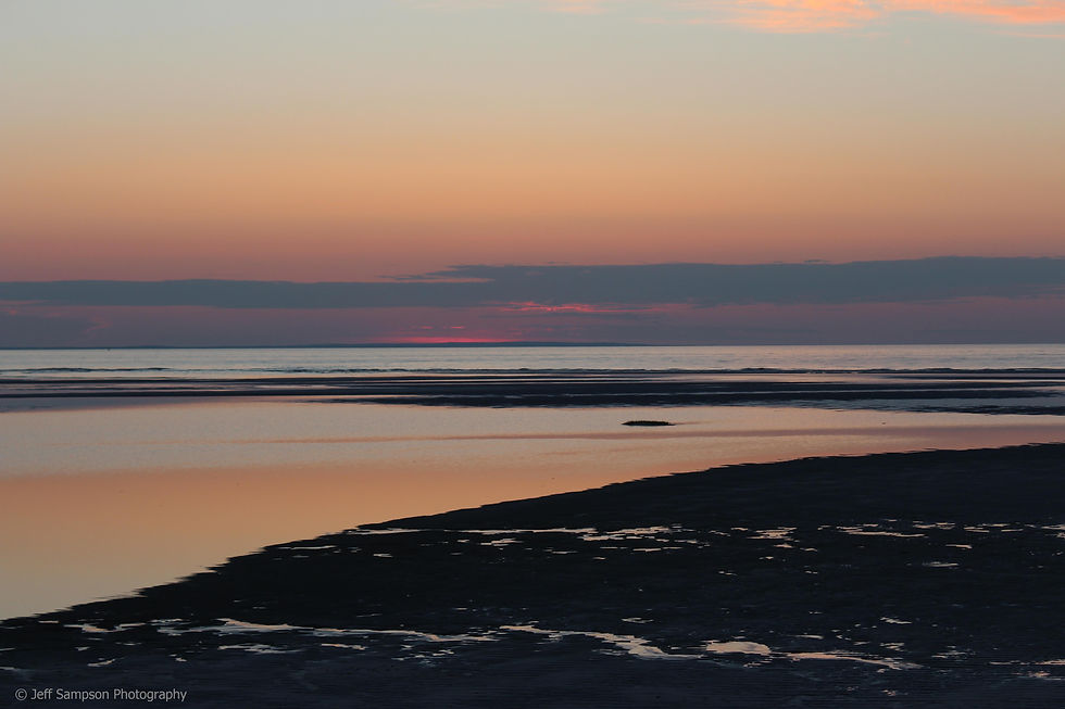 Low Tide Sunset on the Bay ©