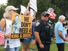 No Kings protests swell with millions, Trump is irate.