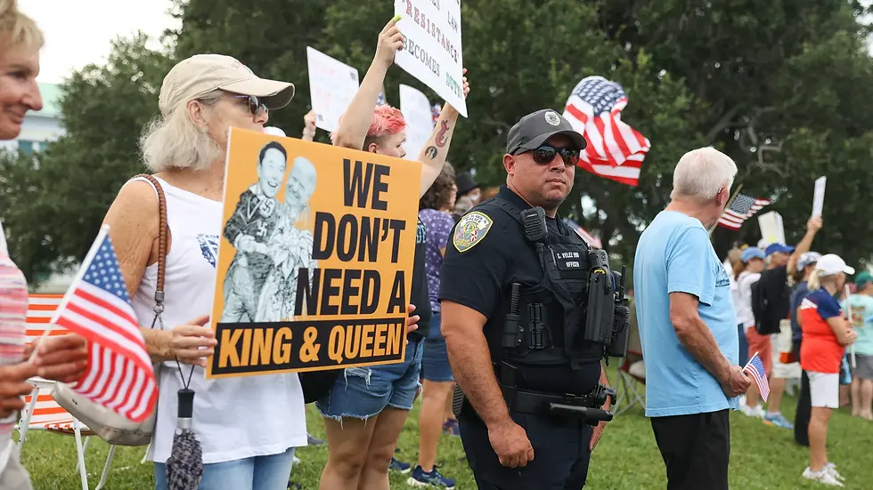 No Kings protests swell with millions, Trump is irate.